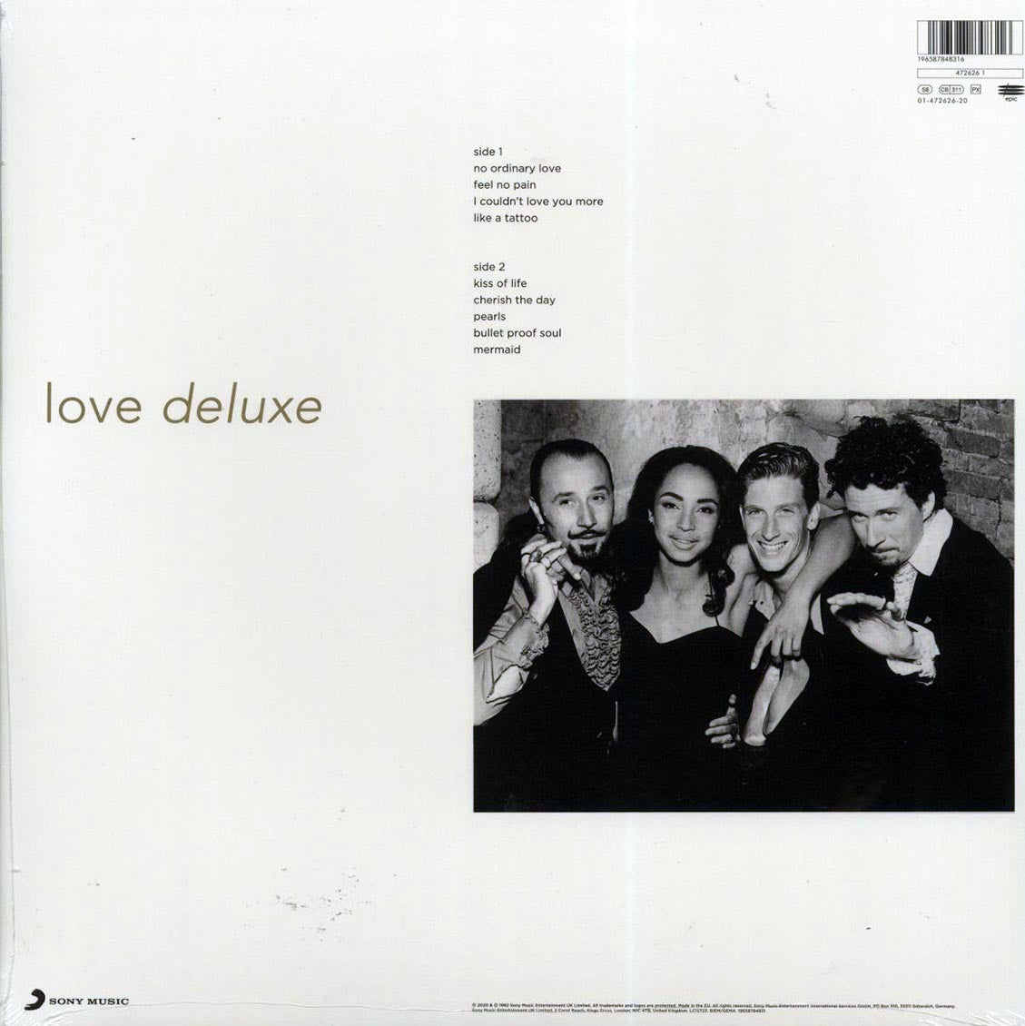 Sade – Love Deluxe back cover