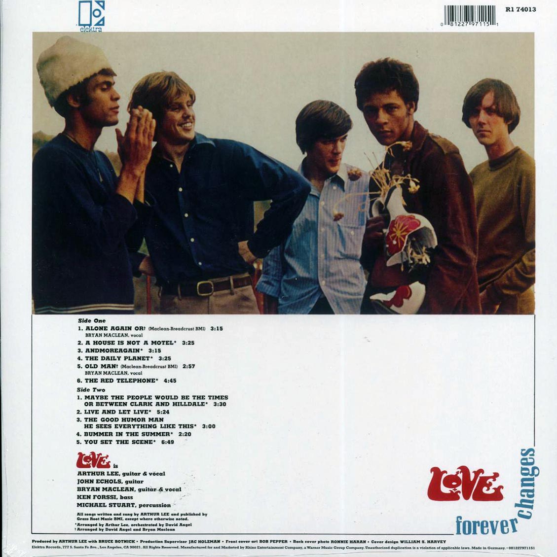 Love – Forever Changes back cover