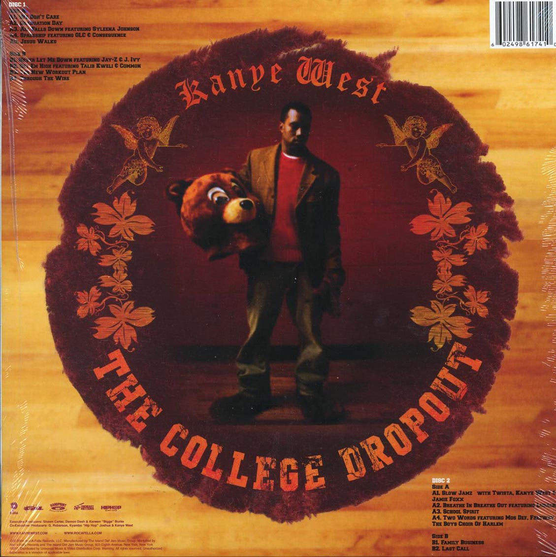 Kanye West – The College Dropout back cover