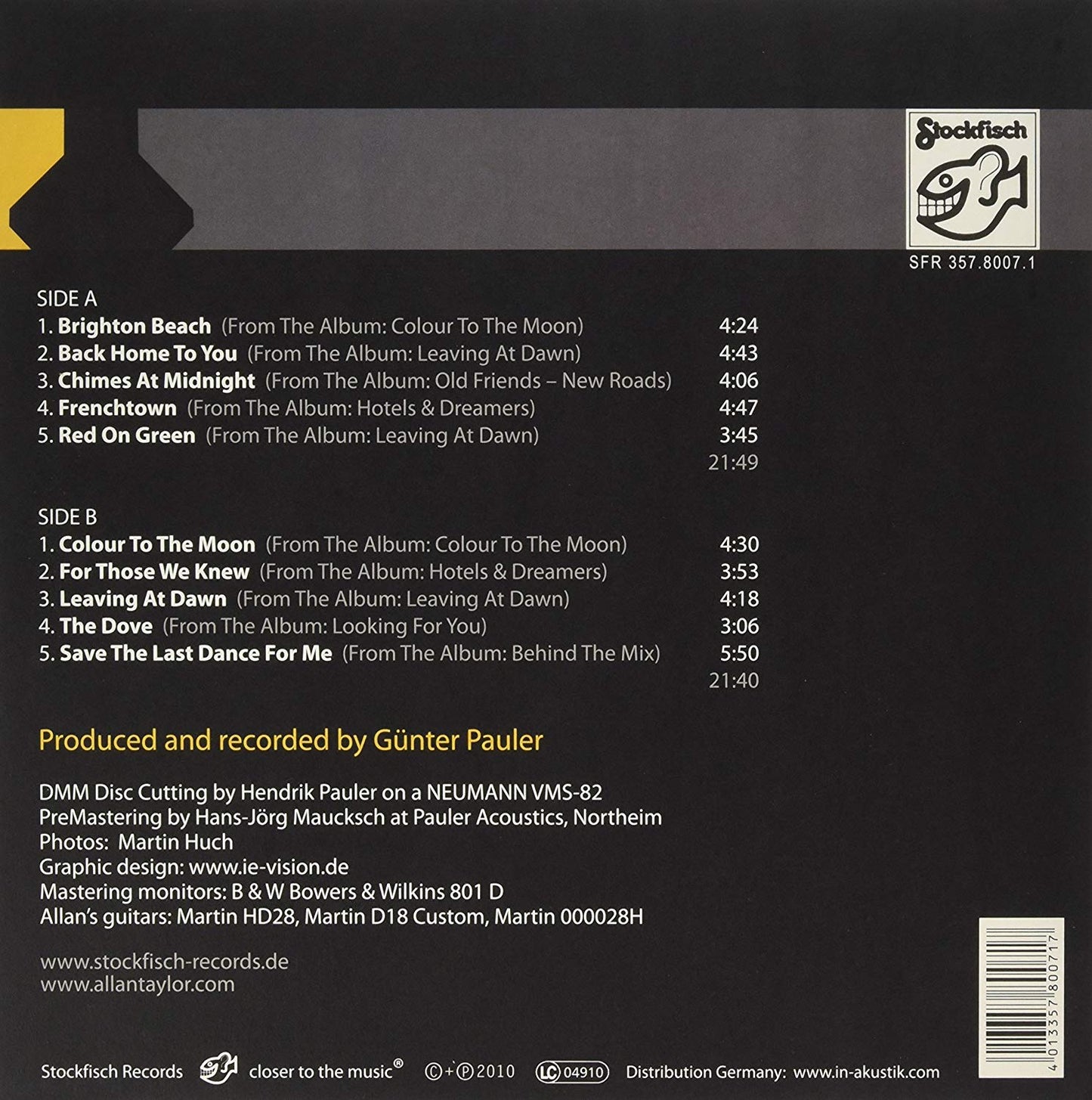 Allan Taylor – In The Groove