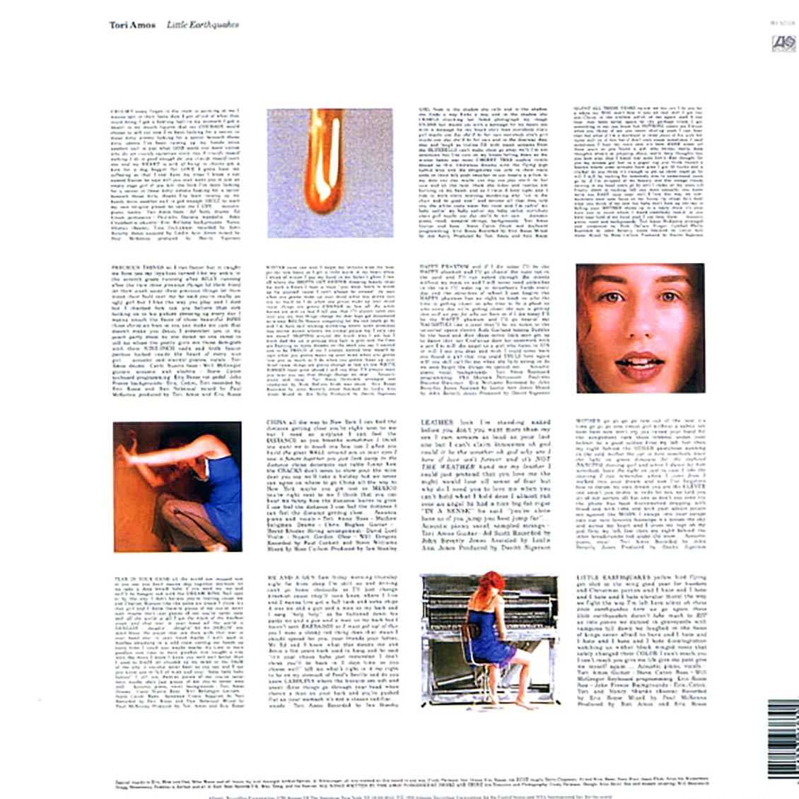 Tori Amos – Little Earthquakes back cover