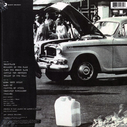 Rage Against The Machine – Rage Against The Machine back cover