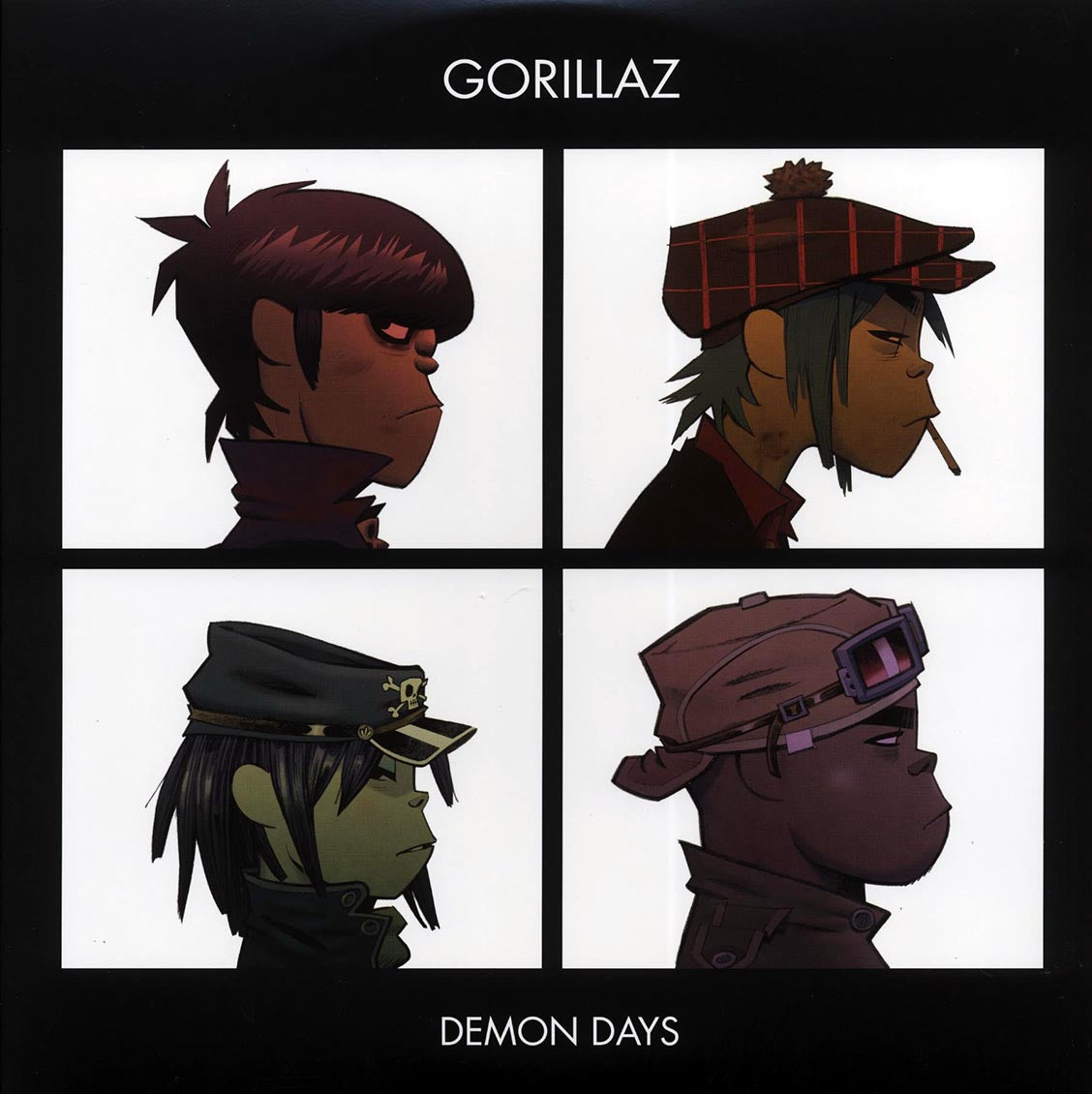Gorillaz – Demon Days front cover
