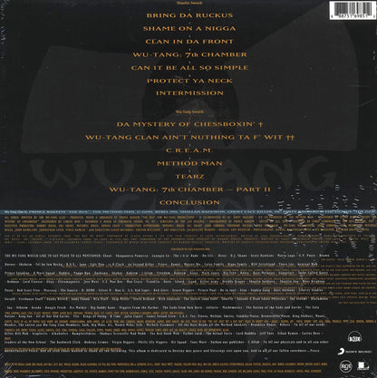 Wu-Tang Clan – Enter The Wu-Tang (36 Chambers) back cover