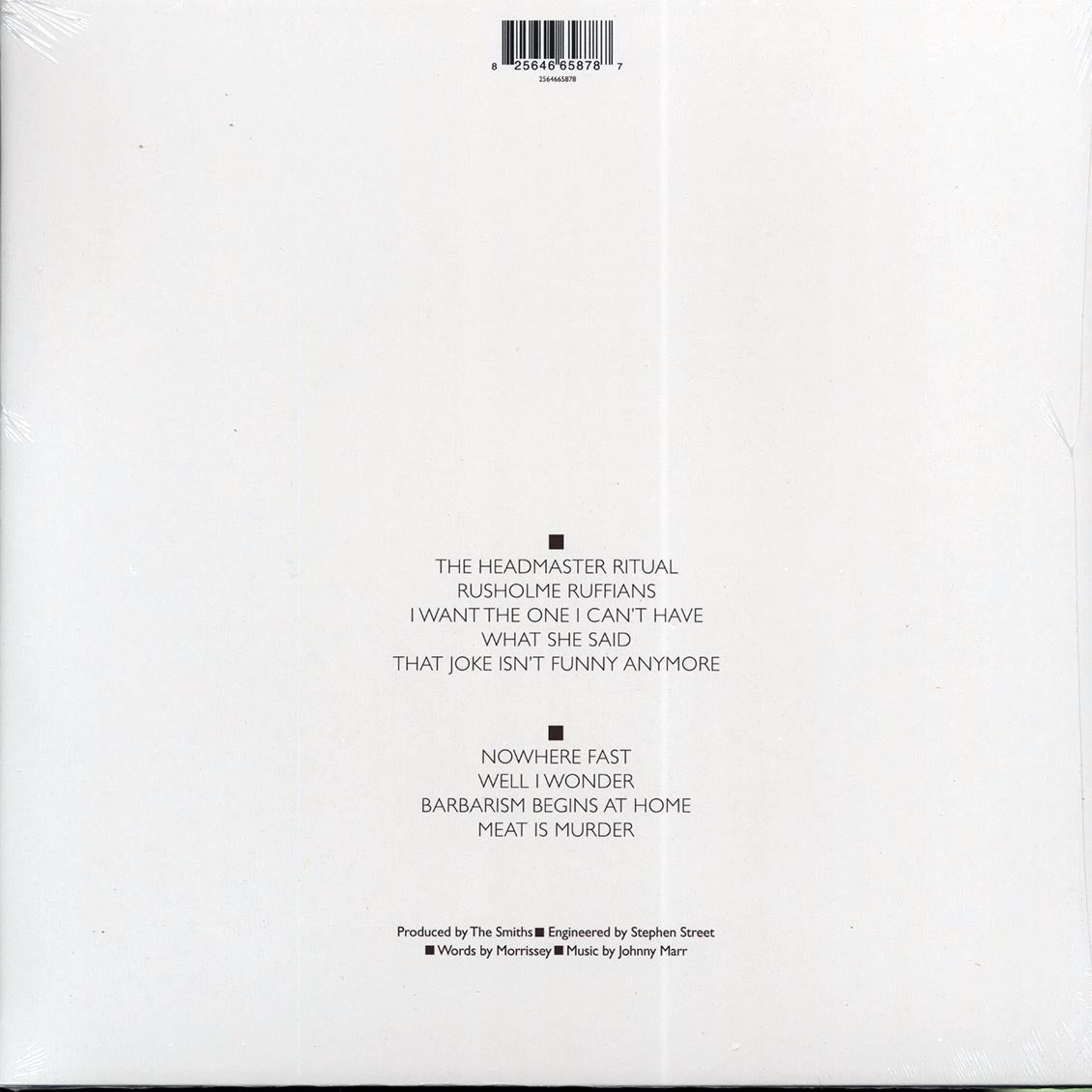 The Smiths – Meat Is Murder back cover