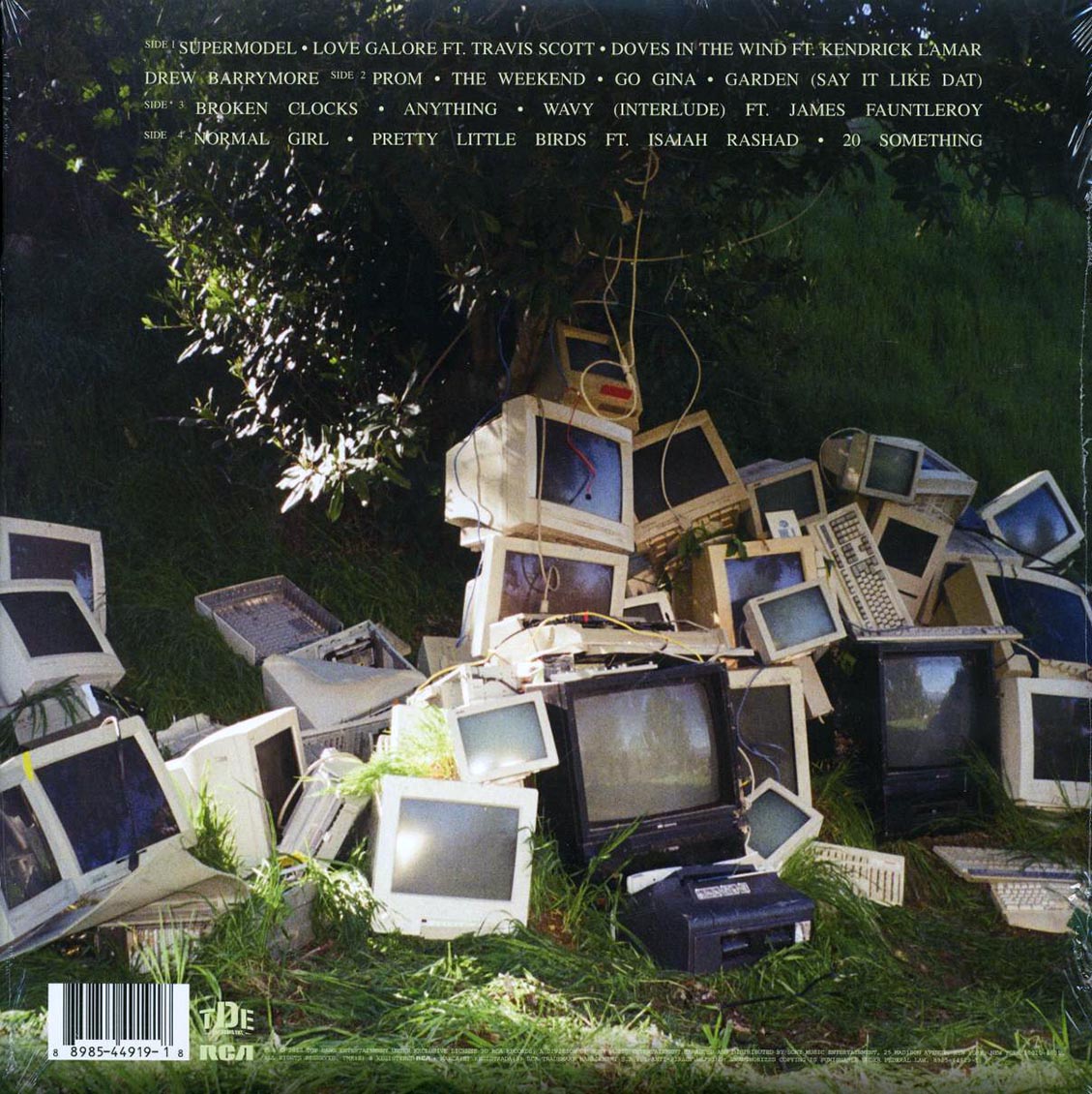 SZA – Ctrl back cover