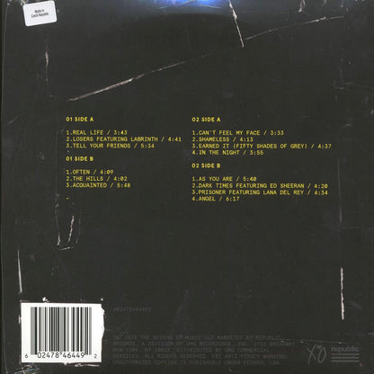 The Weeknd – Beauty Behind The Madness back cover