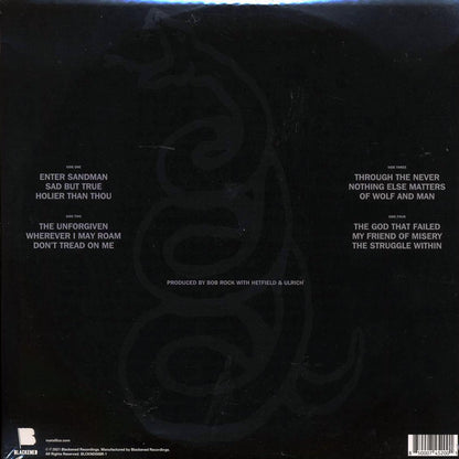 Metallica – Metallica back cover