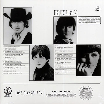 The Beatles – Help! back cover