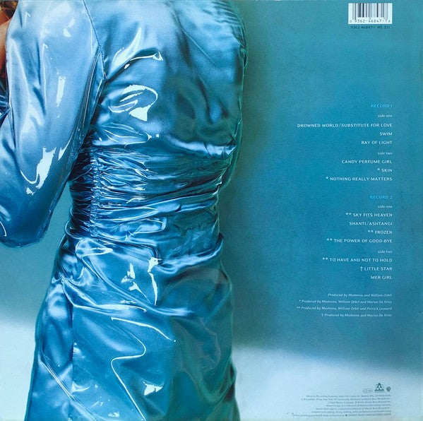 Madonna - Ray Of Light back cover - Awesomesince84
