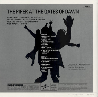 Pink Floyd - The Piper At The Gates Of Dawn back cover - Awesomesince84