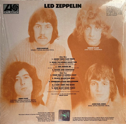 Led Zeppelin - Led Zeppelin back cover - Awesomesince84