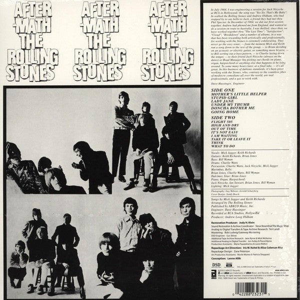 The Rolling Stones - Aftermath back cover - Awesomesince84