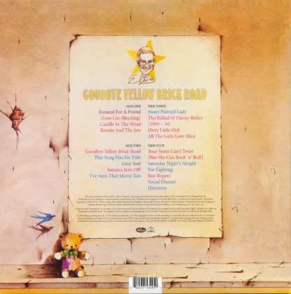 Elton John - Goodbye Yellow Brick Road back cover - Awesomesince84