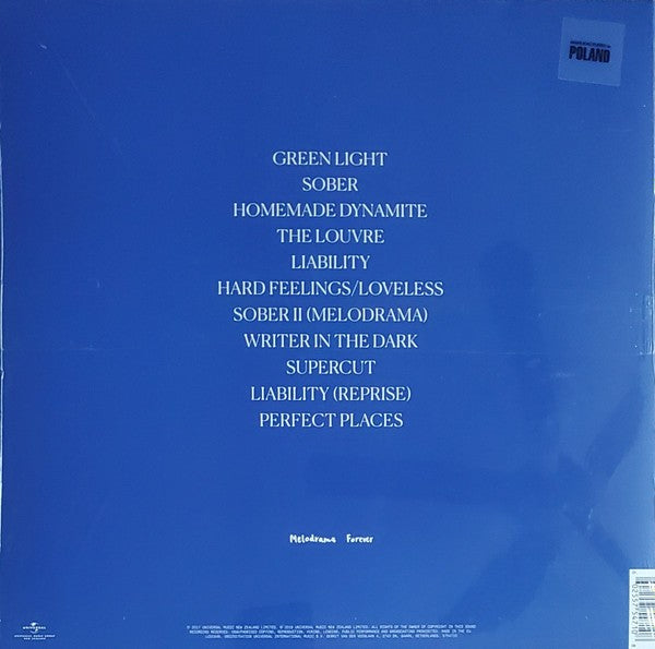Lorde - Melodrama back cover - Awesomesince84