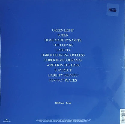 Lorde - Melodrama back cover - Awesomesince84